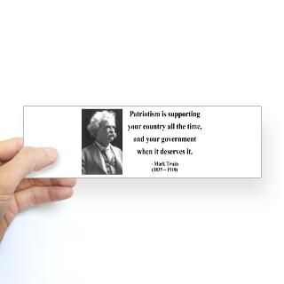 Bumper Stickers  Mark Twain 37 Bumper Sticker