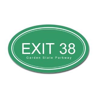 GSP Exit 38 Oval Decal for $4.25