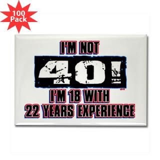 40 Gifts  40 Kitchen and Entertaining  Im NOT 40 Rectangle Magnet