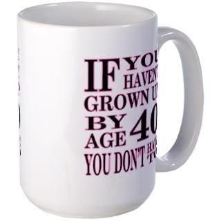 Age 40 Large Mug