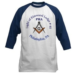 Light of Elmwood Lodge # 45 P Baseball Jersey