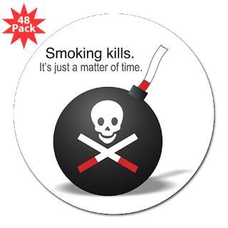 Anti Smoking Bomb 3 Lapel Sticker (48 pk) for $30.00