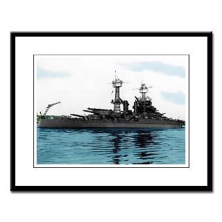 BB 46 Maryland in 1941(MS 1) Large Framed Print