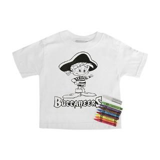 Tampa Bay Buccaneers Kids 4 7 MagiCrayon Coloring Tee Shirt Set