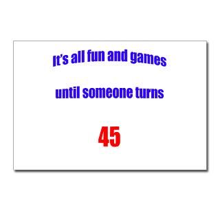 Someone turns 45 Postcards (Package of 8) for $9.50