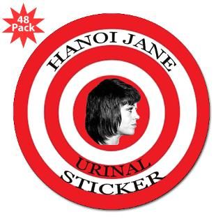 Hanoi Jane Urinal Sticker (48 pk) Sticker