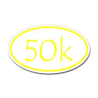 Yellow Ultra Marathon Distance 50 Kilometer Sticker by trailsticker