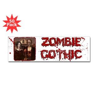 Zombie Gothic Bumper Sticker (50 pk)