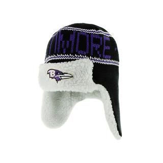 Baltimore Ravens 47 Brand Yeti Earflap Hat