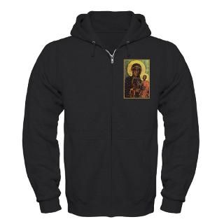 black madonna of czestochowa zip hoodie dark $ 53 99