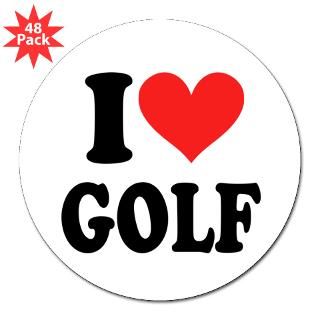 Heart Golf 3 Lapel Sticker (48 pk) for $30.00