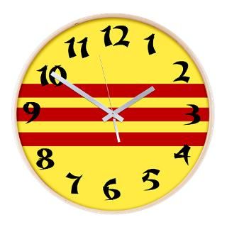 Vietnamese Flag Wall Clock for $54.50