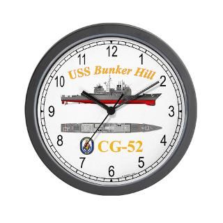 USS Bunker Hill CG 52 Wall Clock for $18.00