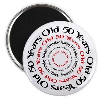 50 Birthday Sayings Magnet  Buy 50 Birthday Sayings Fridge Magnets