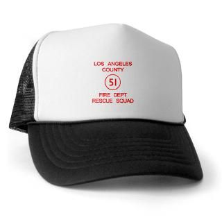 Gifts  Emergency Hats & Caps  Squad 51 Emergency Trucker Hat