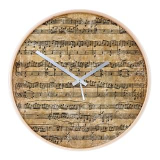 Vintage Sheet Music Wall Clock for $54.50