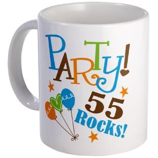 55 Rocks 55th Birthday Mug for