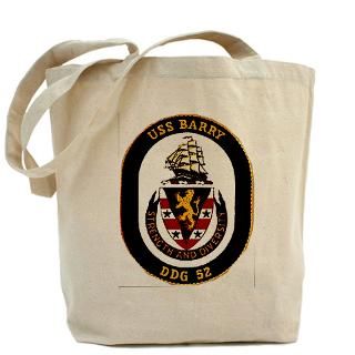 USS Barry DDG 52 Tote Bag for $18.00