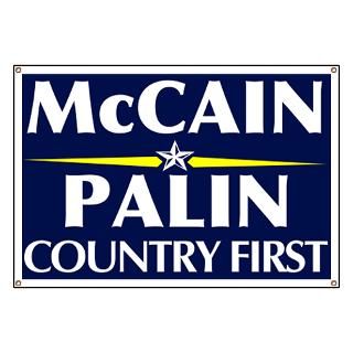 McCain Palin Banner for $59.00