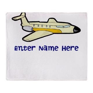 Personalized Airplane Stadium Blanket for $59.50