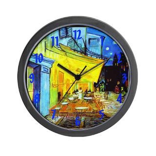 Van Gogh Cafe Terrace At Night Wall Clock for $18.00