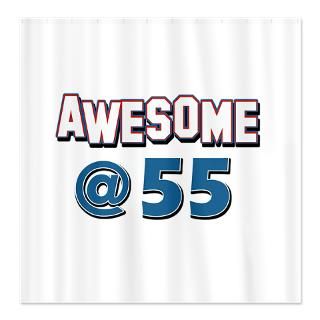 Awesome at 55 Shower Curtain