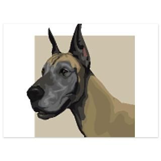 great dane 5.5 x 7.5 Flat Cards