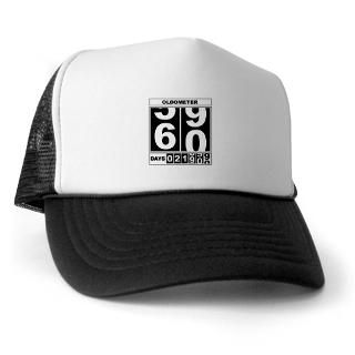 60 Gifts  60 Hats & Caps  60th Birthday Oldometer Trucker Hat