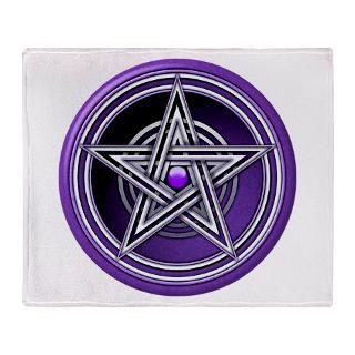 Purple Pentacle w/inlay Stadium Blanket for $59.50