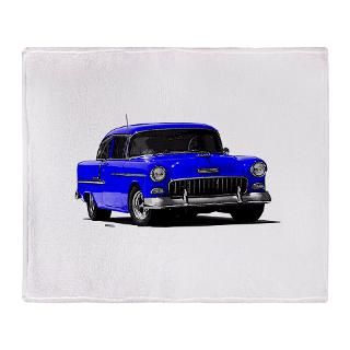 55 Chevy Fleece Blankets  55 Chevy Throw Blankets