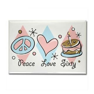 60 Gifts  60 Kitchen and Entertaining  Peace Love 60 Rectangle