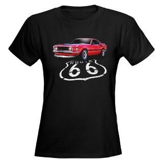 shirts  Route 66 Mustang Womens Dark T Shirt
