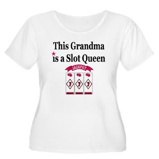 SLOT MACHINE GRANDMA Plus Size T Shirt by WildGrandma