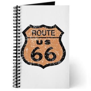 Retro Route 66 Road Sign Journal for