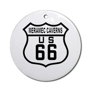 Meramec Caverns Route 66 Ornament (Round) for $12.50