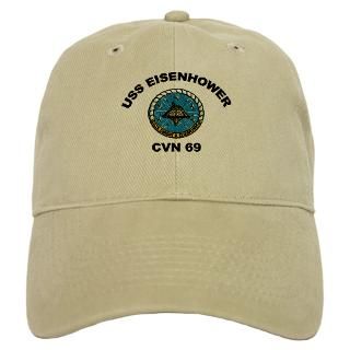 Aircraft Carrier Hats & Caps  USS Eisenhower CVN 69 Baseball Cap