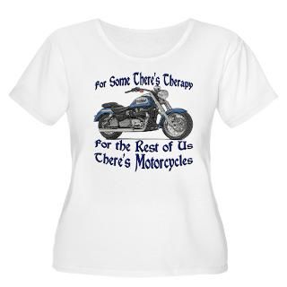 Motorcycle Therapy Plus Size T Shirt by bamcycletherapy