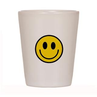 70s Smiley Face Shot Glass