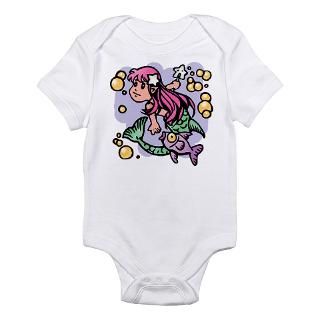 Little Mermaid Infant Creeper Body Suit by kewlkids