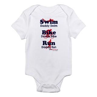 Triathlon Daddy Body Suit by familyfanclub