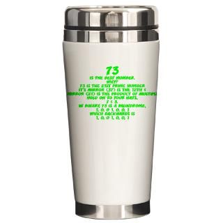 73 is the best number Travel Mug