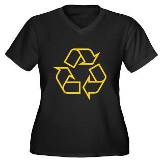 yellow recycle women s plus size v neck dark t shi $ 28 77