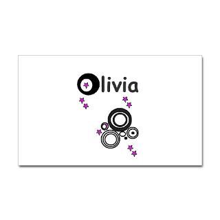 unique olivia Rectangle Sticker