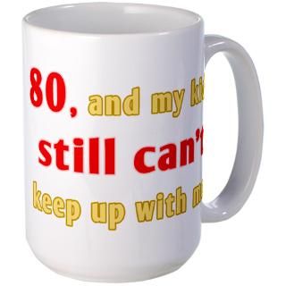 80 Gifts  80 Drinkware  Witty 80th Birthday Mug