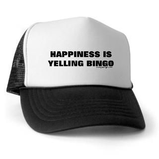 Happiness is Yelling Bingo  Irony Design Fun Shop   Humorous & Funny