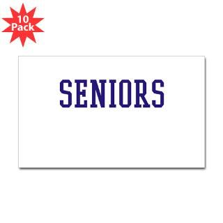 Seniors High School Sticker (Rectangle 10 pk)