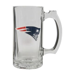 New England Patriots Logo Glass Tankard