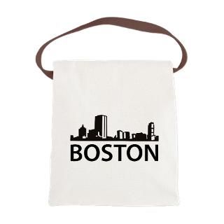 boston skyline canvas lunch bag $ 14 85