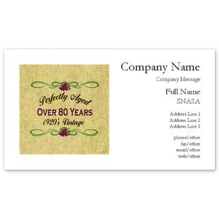 Over 80 Years Business Cards for $0.19