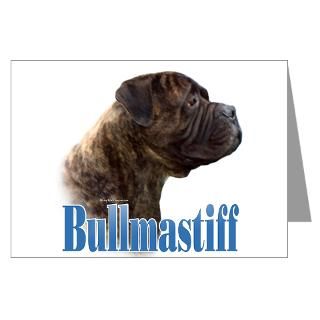 Bullmastiff(brindle)Name Greeting Cards (Pk of 10)